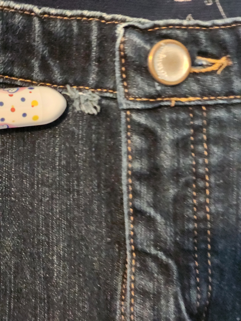 Vintage WRANGLER Q Baby bootcut jeans Plus Size 17/18 34 - Picture 6 of 16